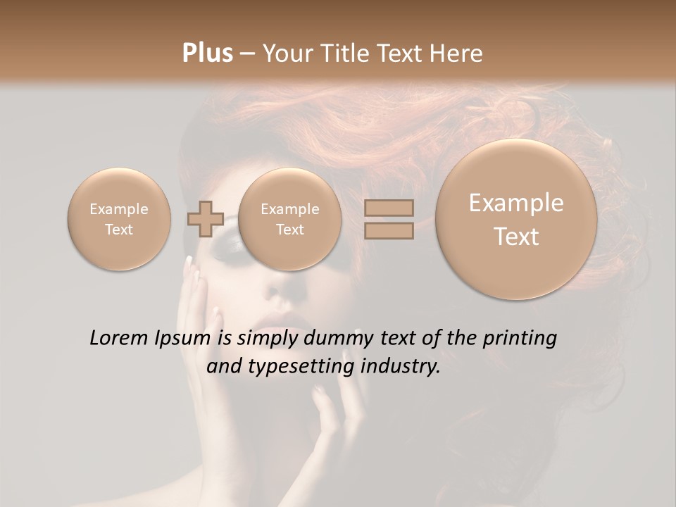 Young Red Background PowerPoint Template