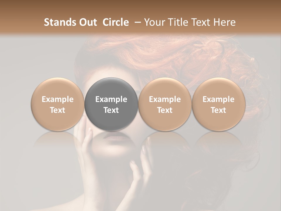 Young Red Background PowerPoint Template