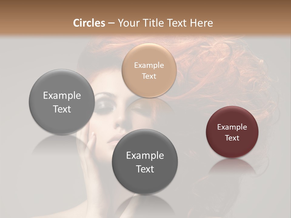 Young Red Background PowerPoint Template