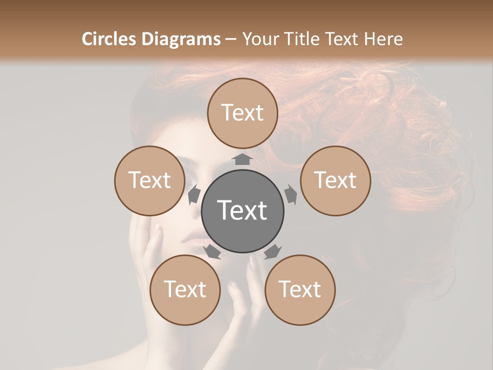 Young Red Background PowerPoint Template