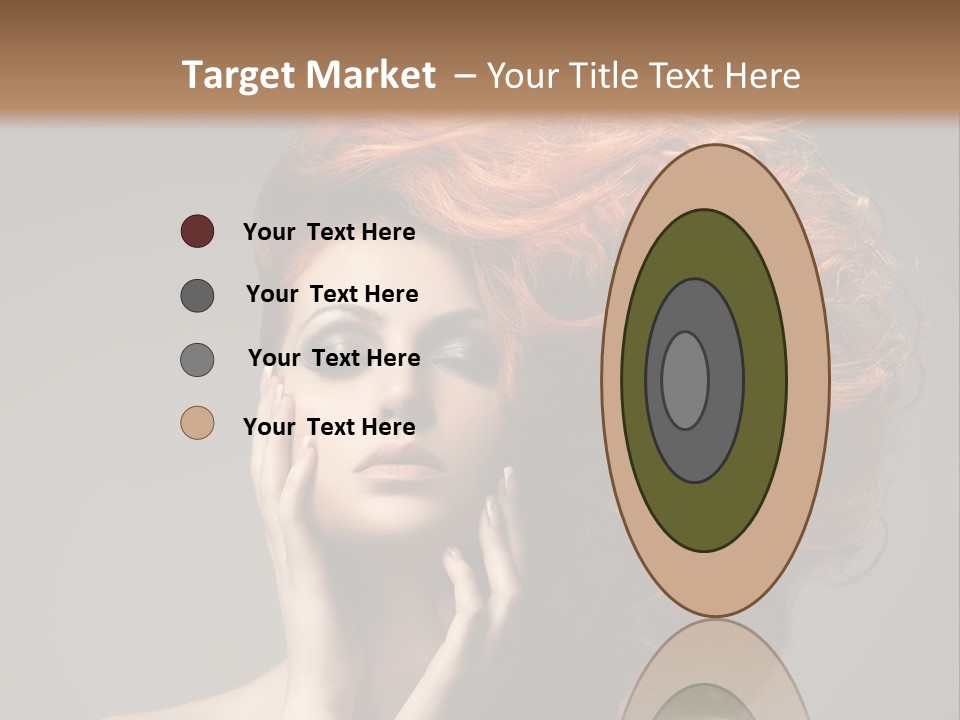 Young Red Background PowerPoint Template