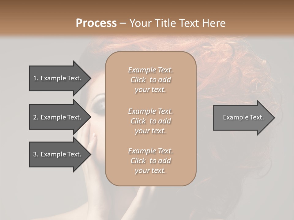 Young Red Background PowerPoint Template