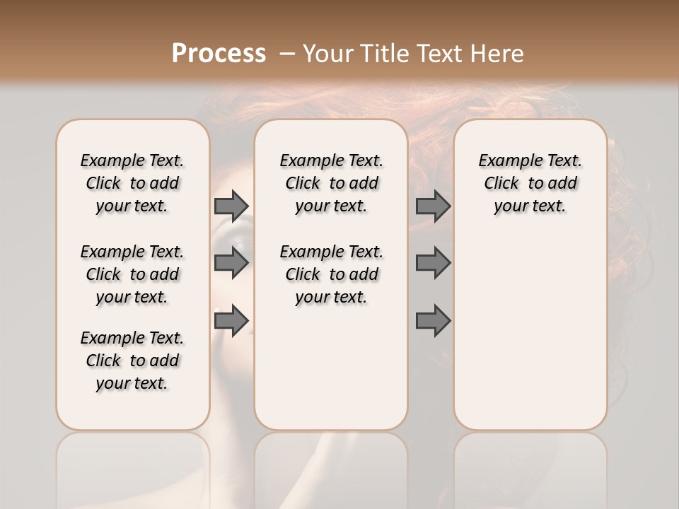 Young Red Background PowerPoint Template