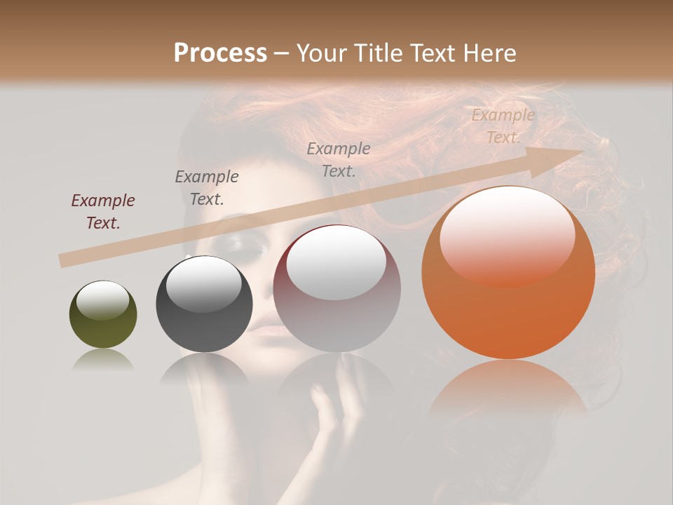 Young Red Background PowerPoint Template