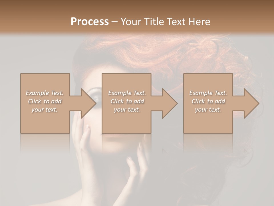 Young Red Background PowerPoint Template