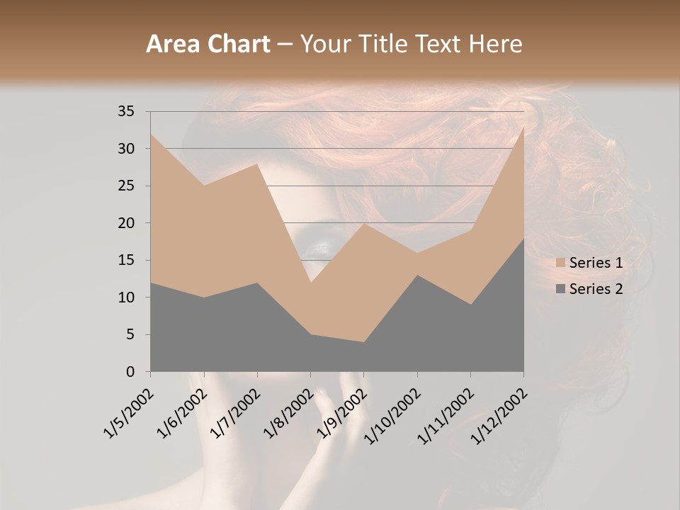 Young Red Background PowerPoint Template