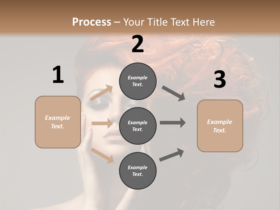 Young Red Background PowerPoint Template