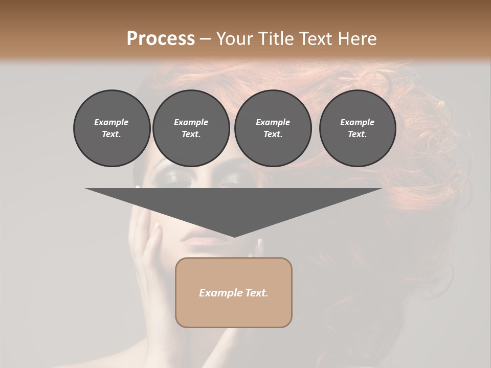 Young Red Background PowerPoint Template