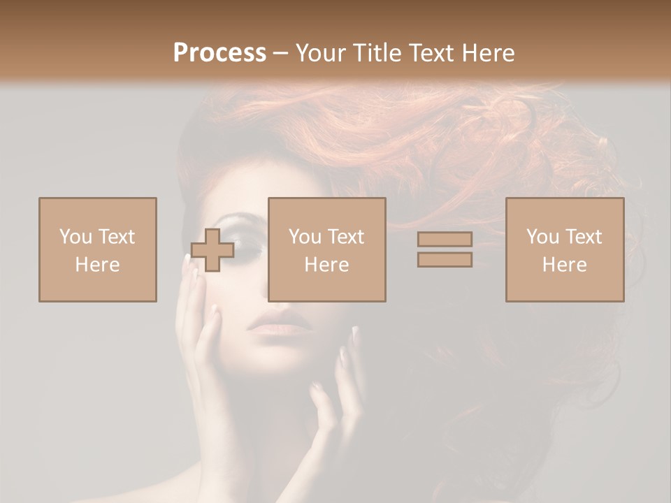 Young Red Background PowerPoint Template