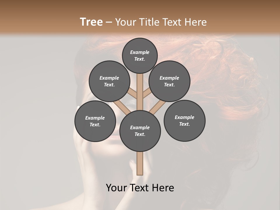 Young Red Background PowerPoint Template