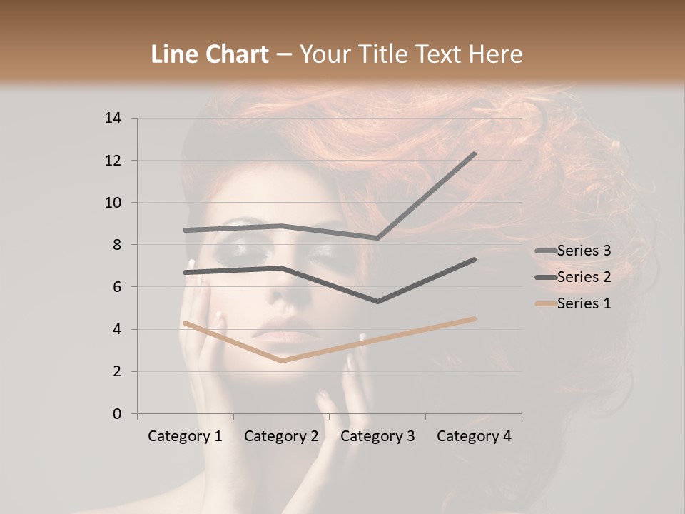 Young Red Background PowerPoint Template
