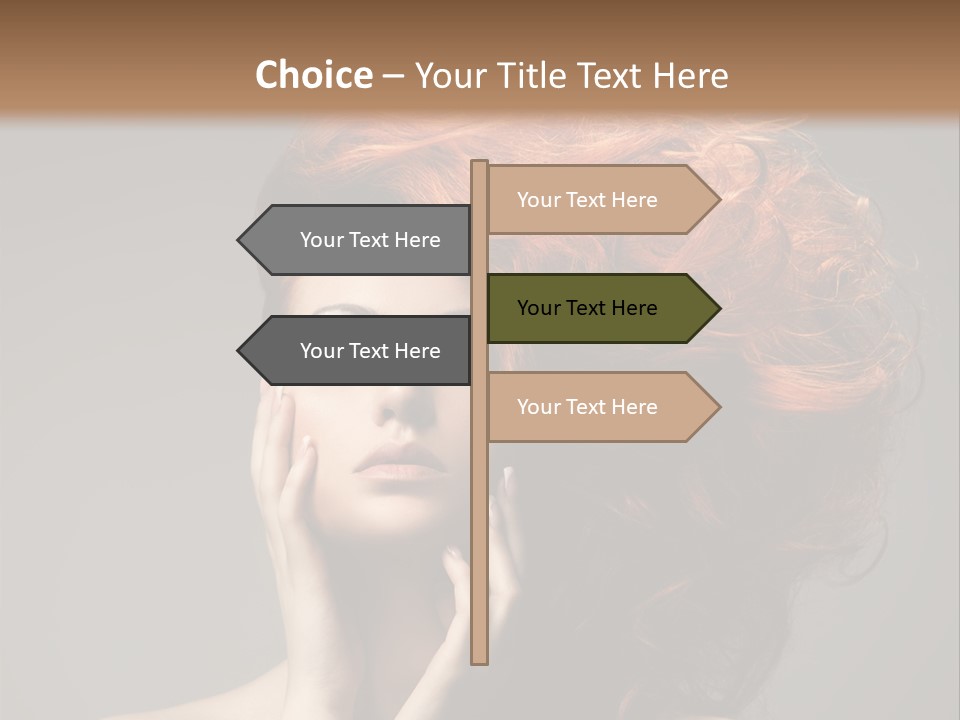 Young Red Background PowerPoint Template