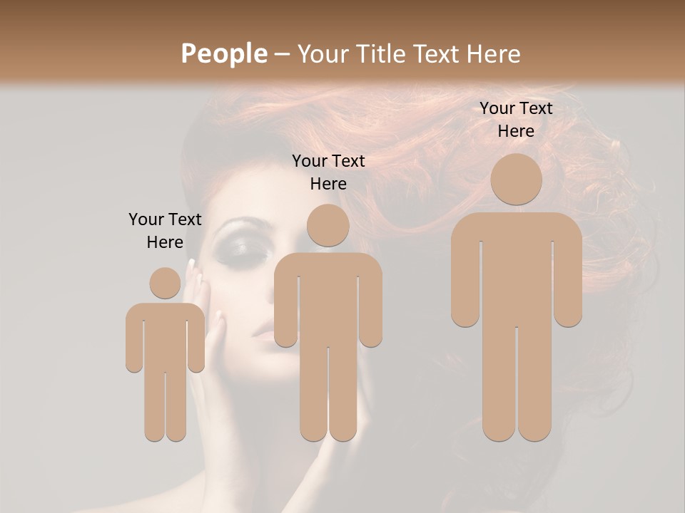 Young Red Background PowerPoint Template