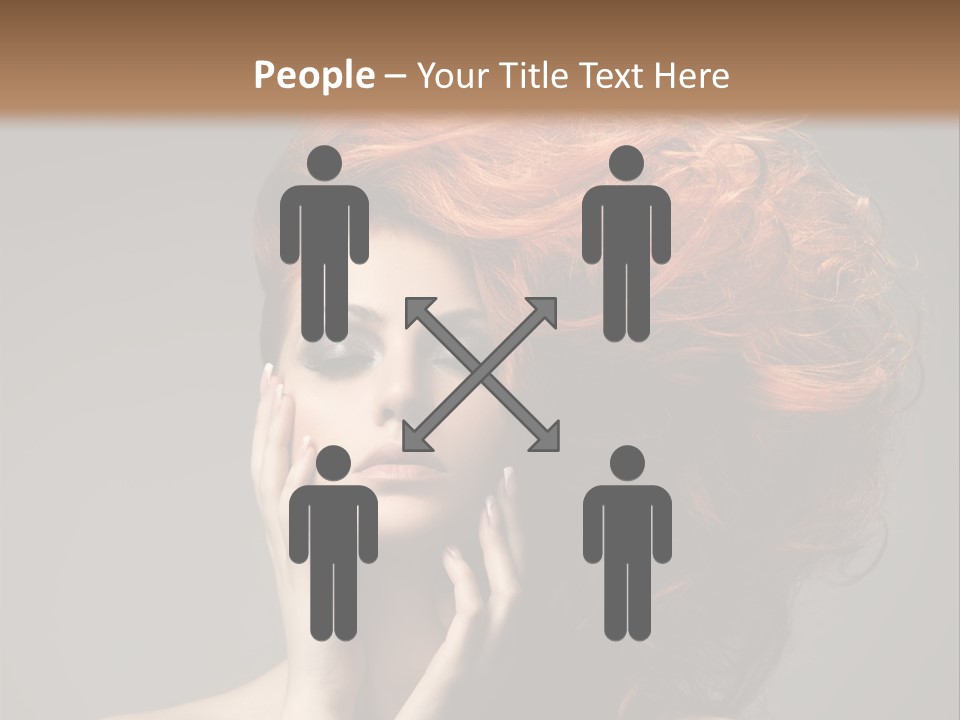 Young Red Background PowerPoint Template