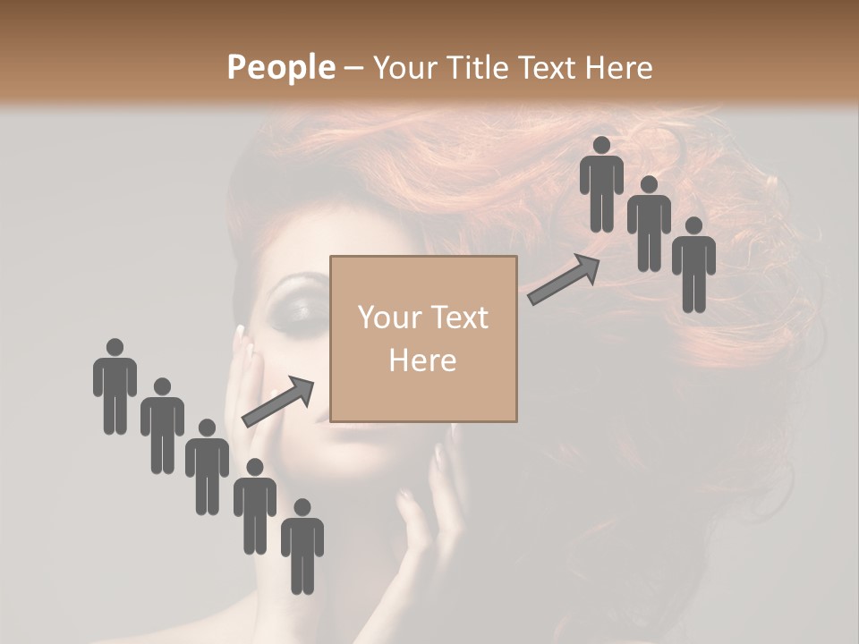 Young Red Background PowerPoint Template