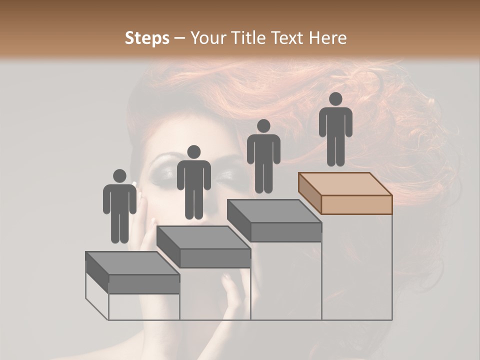 Young Red Background PowerPoint Template