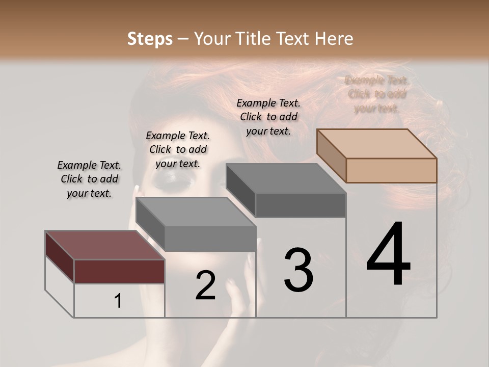 Young Red Background PowerPoint Template