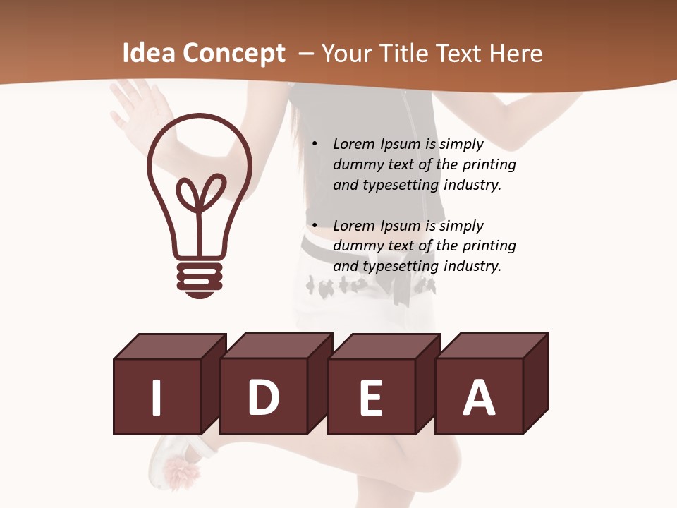 Beautiful Innocent Background PowerPoint Template