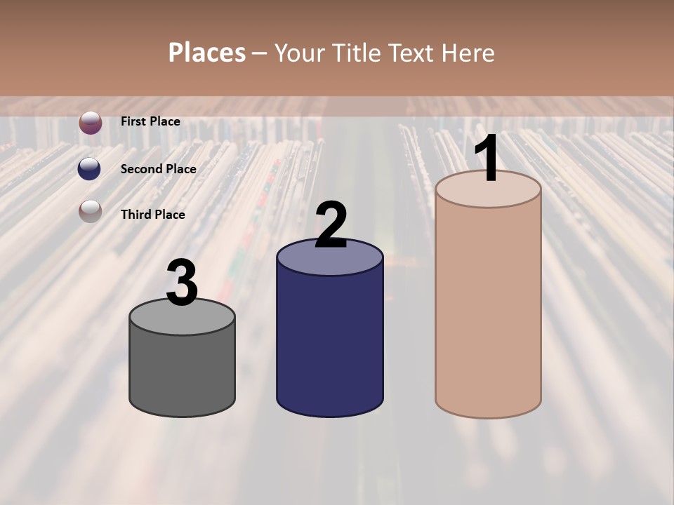 Arts Shelf Background PowerPoint Template