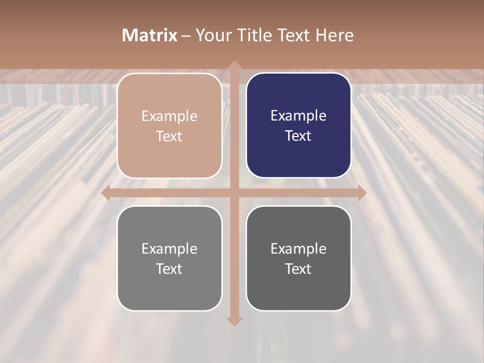 Arts Shelf Background PowerPoint Template