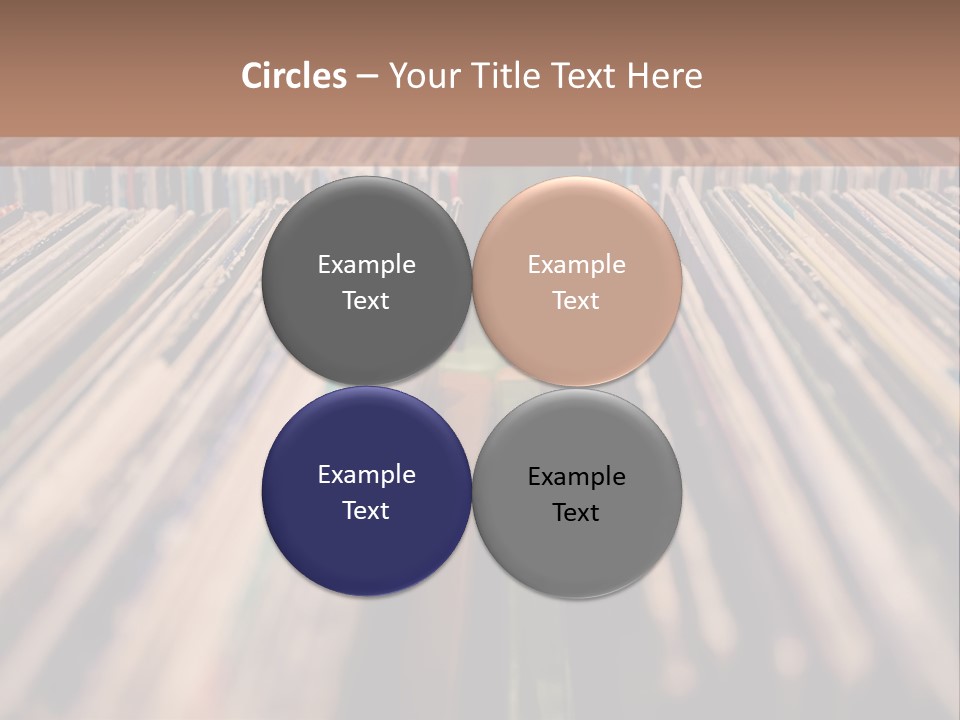 Arts Shelf Background PowerPoint Template