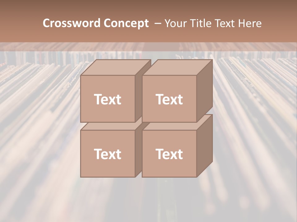 Arts Shelf Background PowerPoint Template