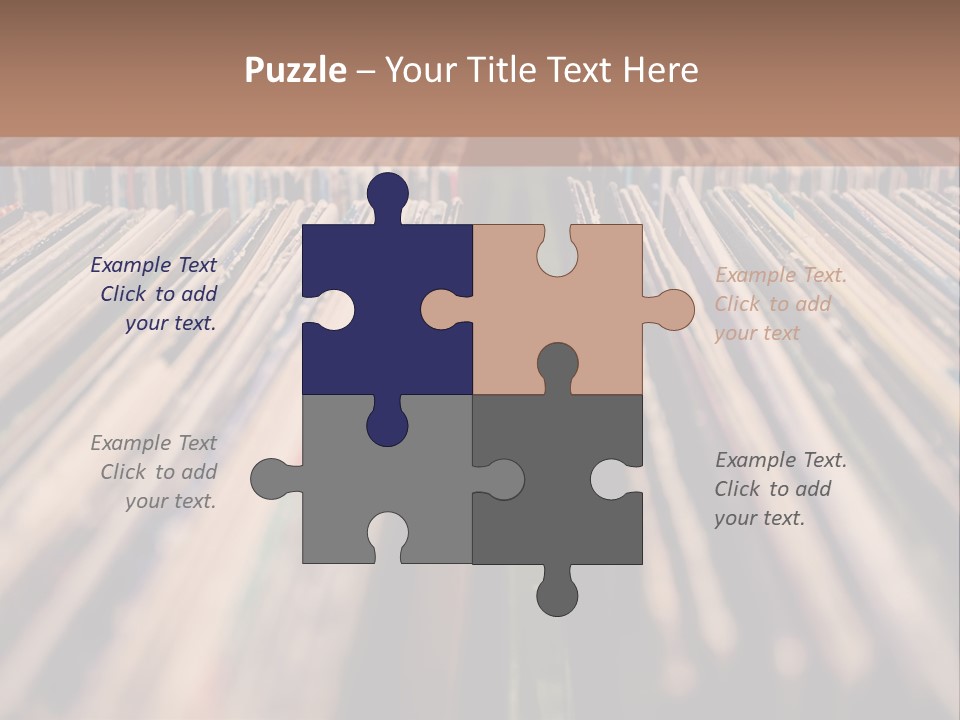 Arts Shelf Background PowerPoint Template