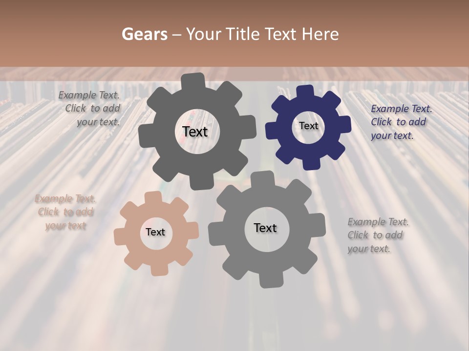 Arts Shelf Background PowerPoint Template