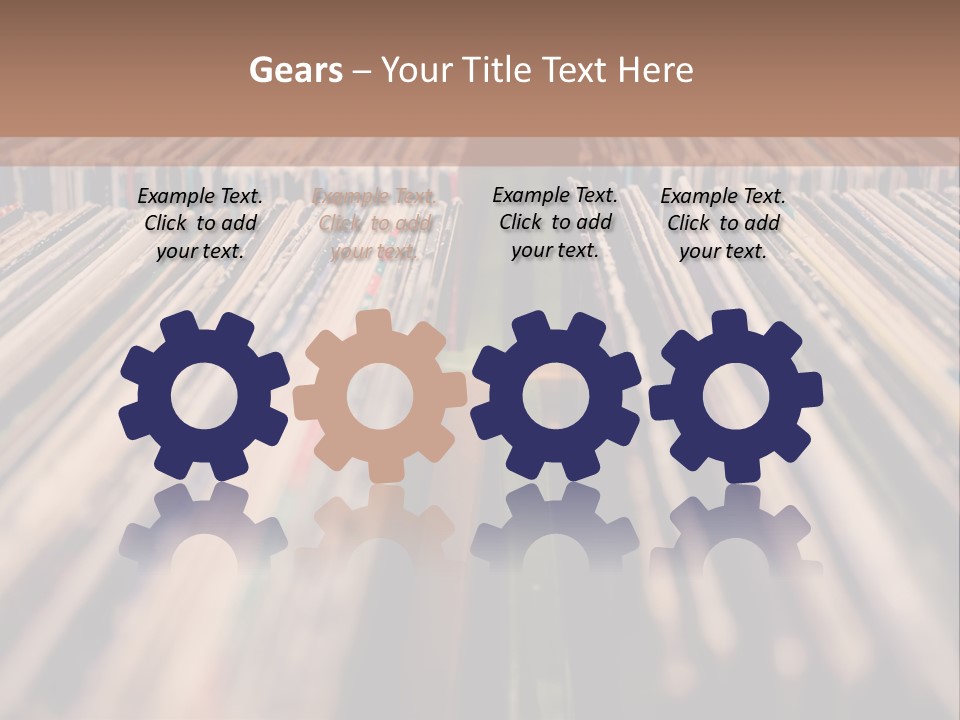 Arts Shelf Background PowerPoint Template