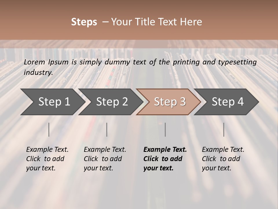 Arts Shelf Background PowerPoint Template