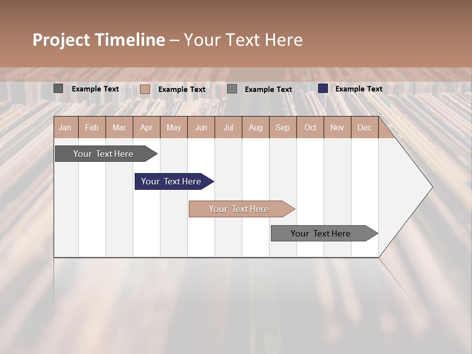 Arts Shelf Background PowerPoint Template