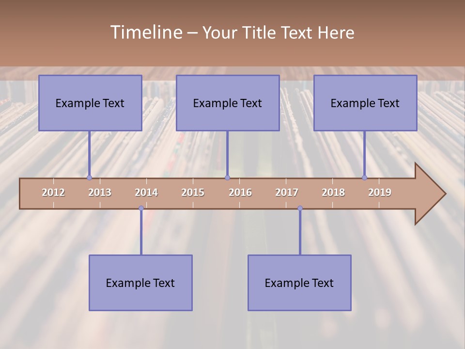 Arts Shelf Background PowerPoint Template