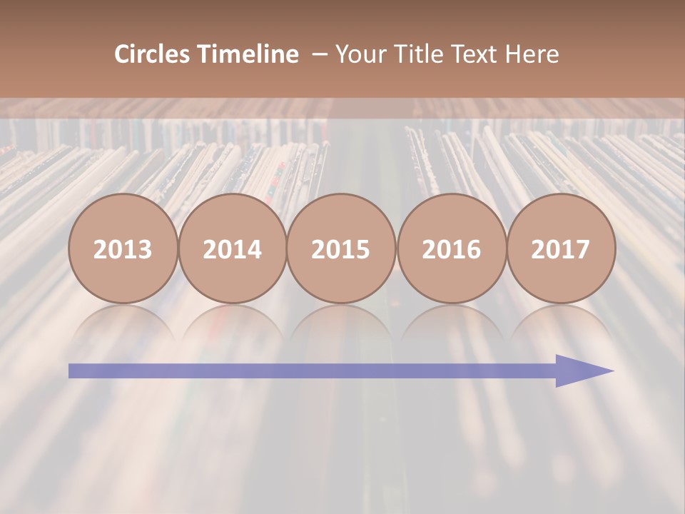 Arts Shelf Background PowerPoint Template