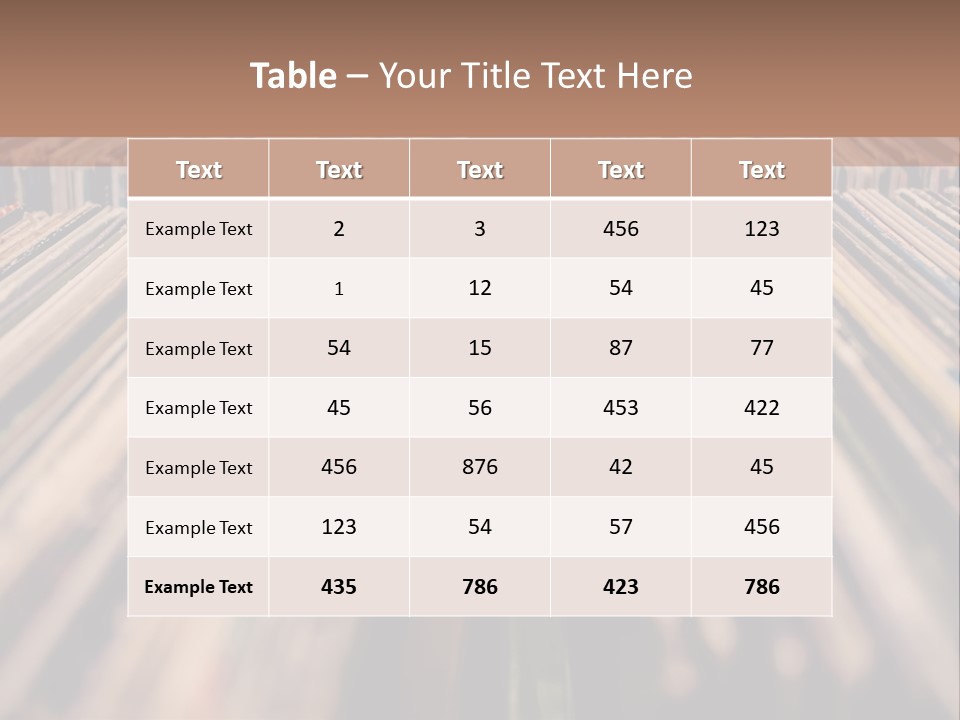Arts Shelf Background PowerPoint Template
