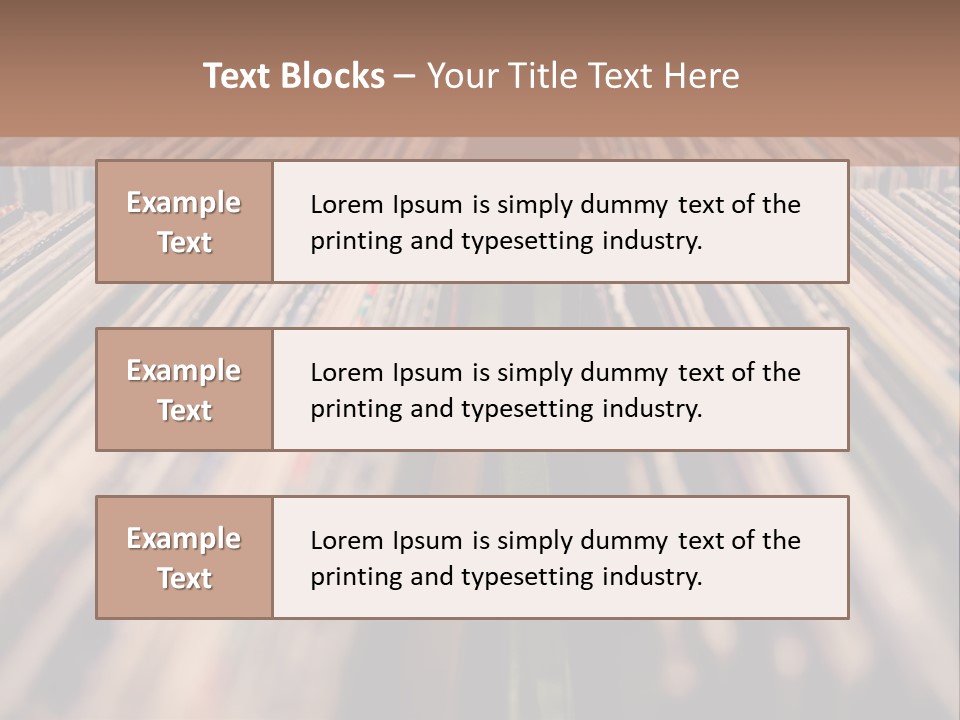 Arts Shelf Background PowerPoint Template