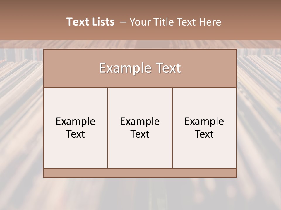 Arts Shelf Background PowerPoint Template