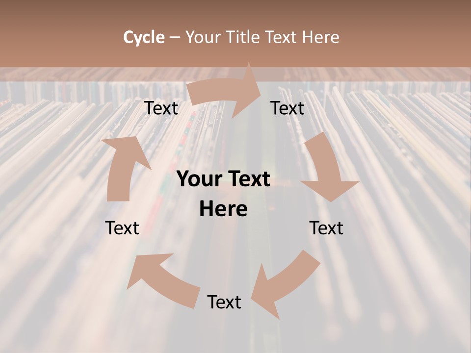 Arts Shelf Background PowerPoint Template