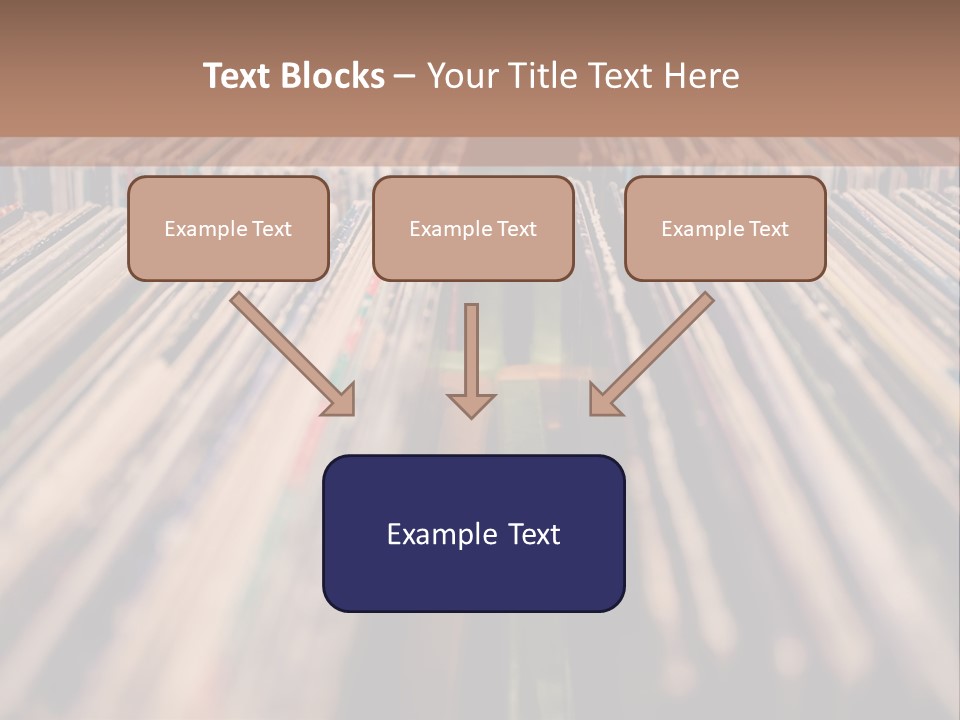Arts Shelf Background PowerPoint Template