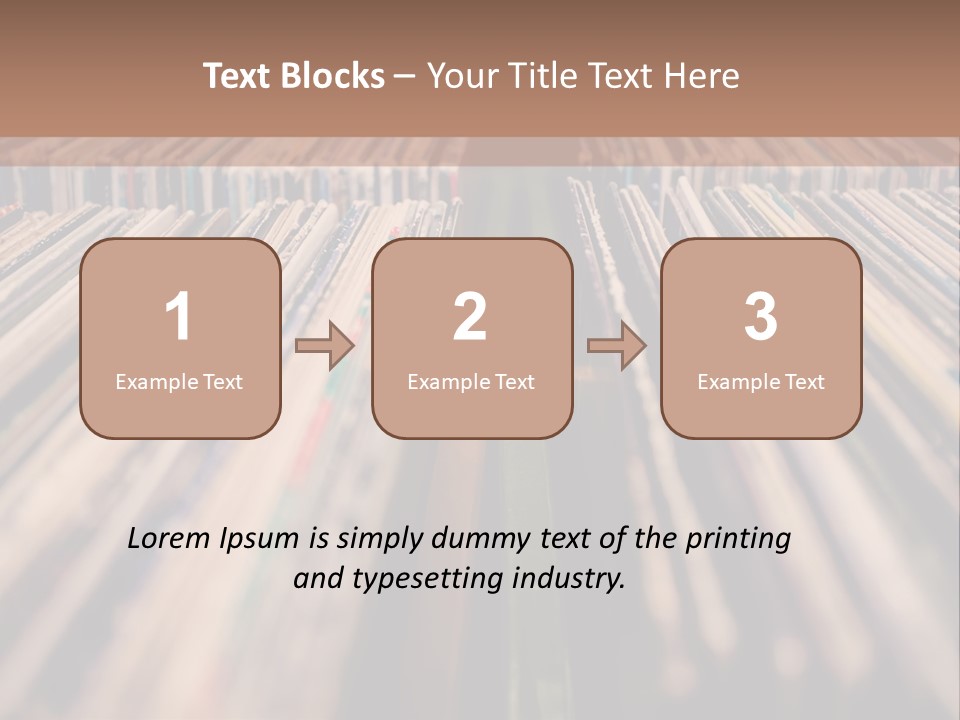Arts Shelf Background PowerPoint Template