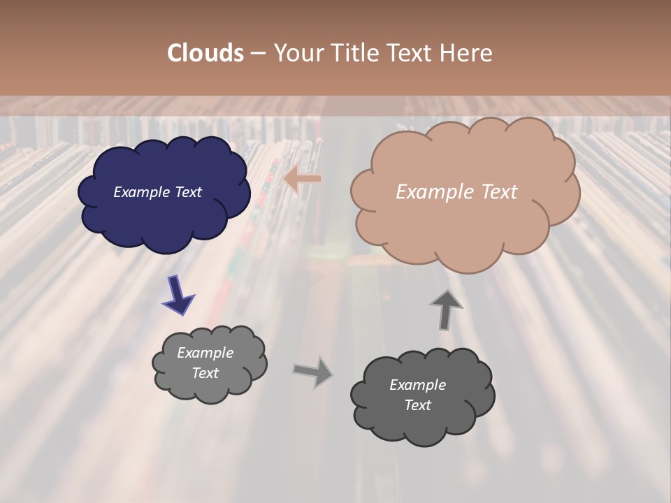 Arts Shelf Background PowerPoint Template