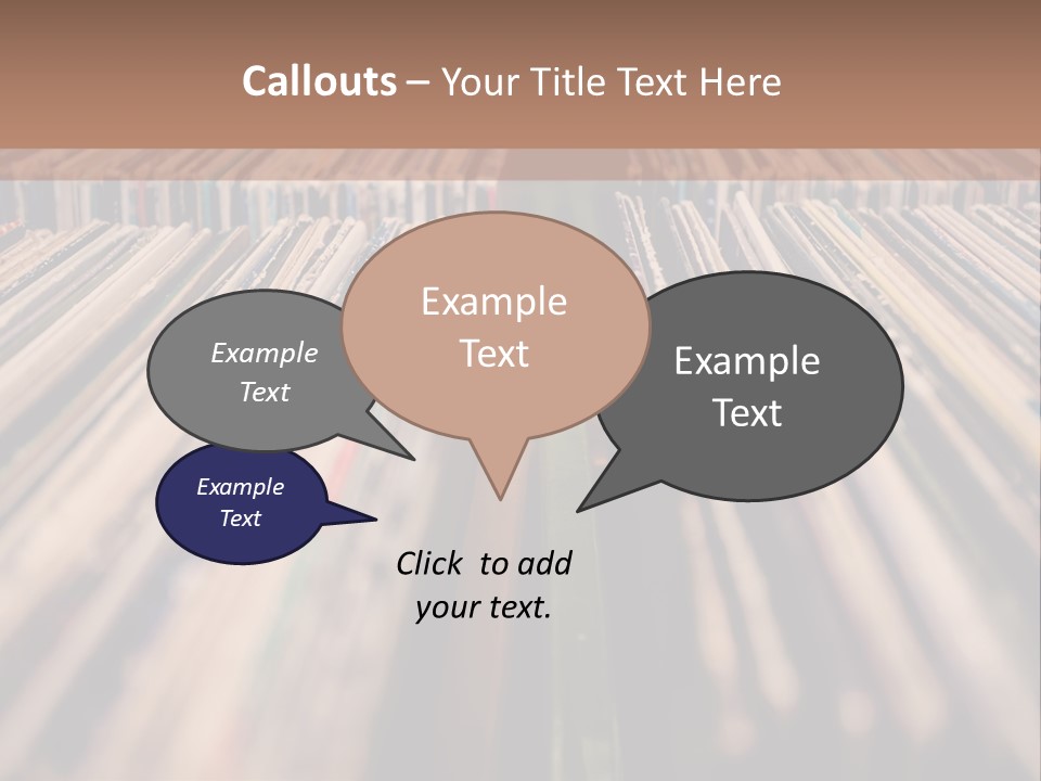 Arts Shelf Background PowerPoint Template