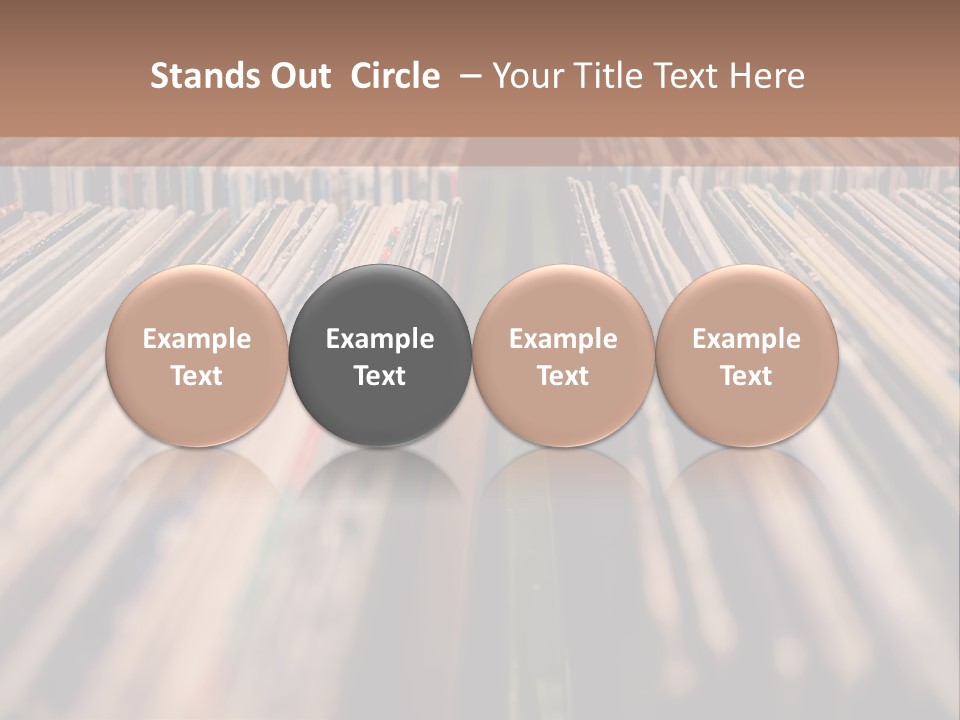 Arts Shelf Background PowerPoint Template