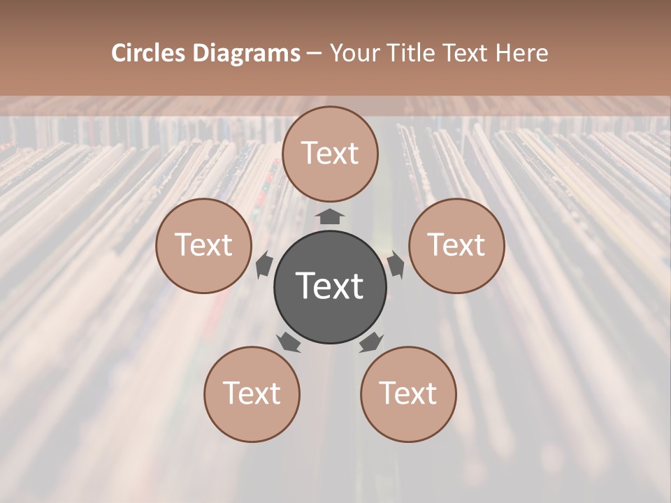 Arts Shelf Background PowerPoint Template