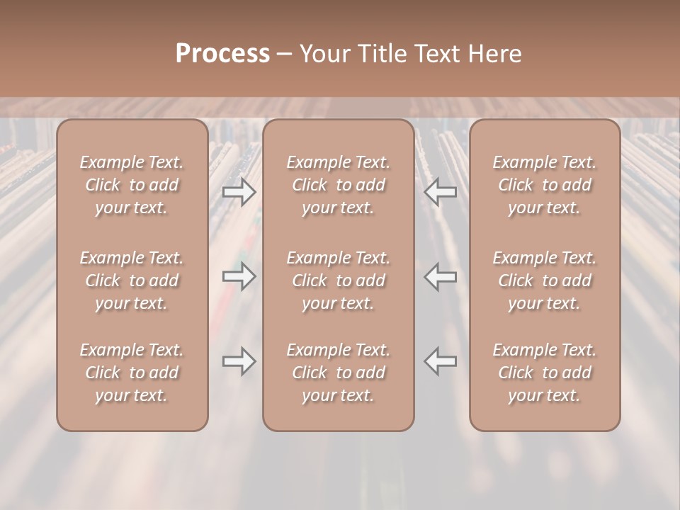 Arts Shelf Background PowerPoint Template