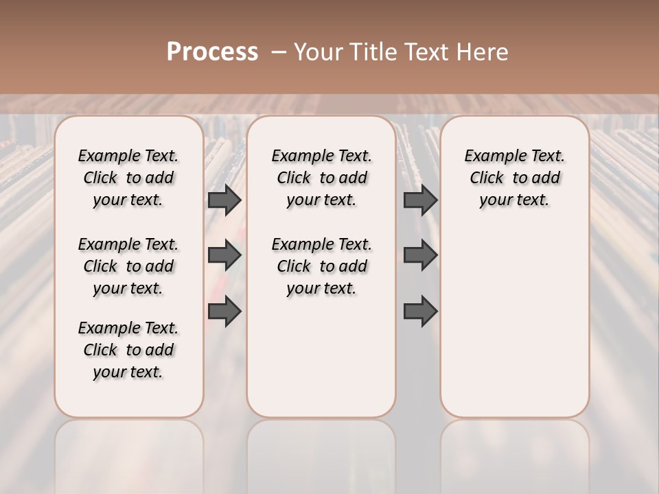 Arts Shelf Background PowerPoint Template