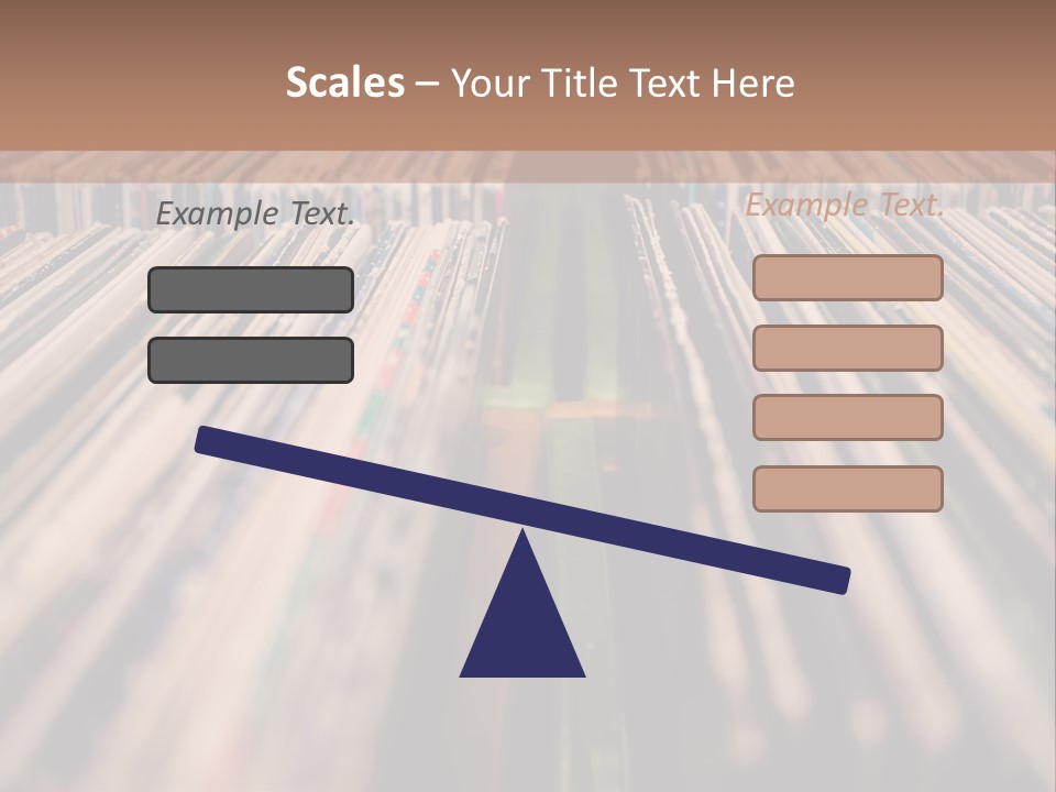 Arts Shelf Background PowerPoint Template
