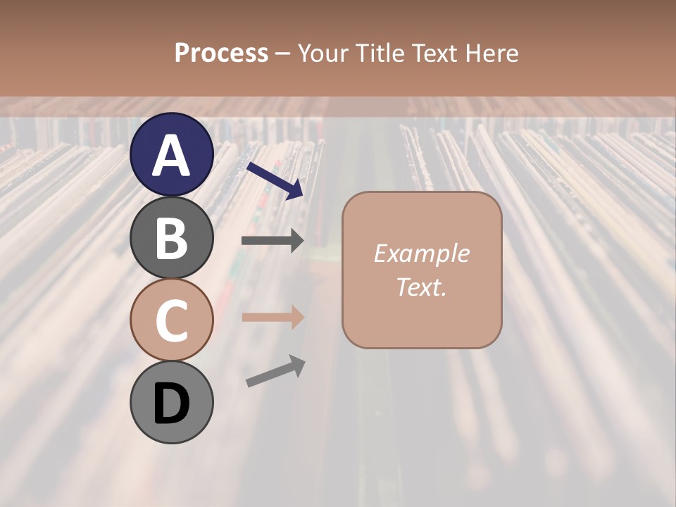 Arts Shelf Background PowerPoint Template