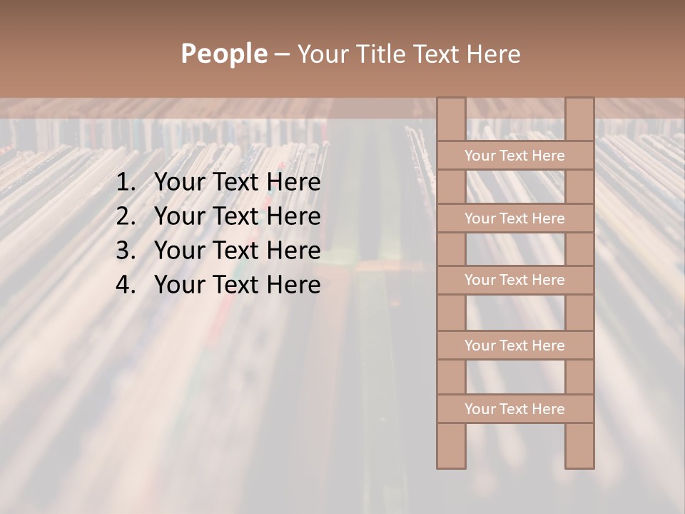 Arts Shelf Background PowerPoint Template