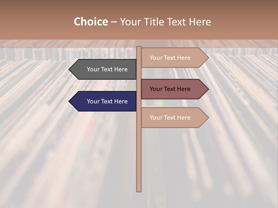 Arts Shelf Background PowerPoint Template