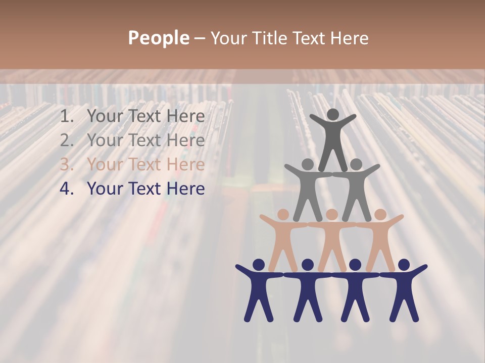 Arts Shelf Background PowerPoint Template